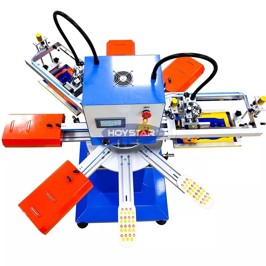 Mașină de serigrafiat șosete în 2 culori