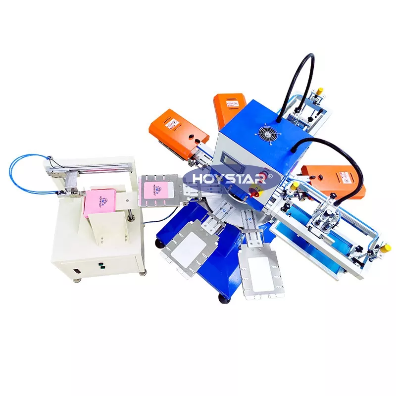 Mașină automată de serigrafie pentru șervețele în 2 culori